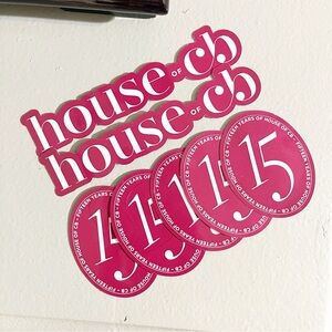 House of CB Decorative Stickers - 7 stickers